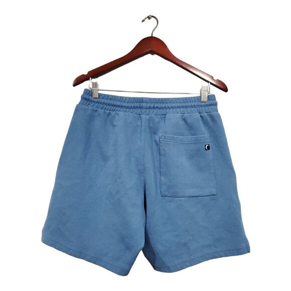 Zyia Active Men's Blue Knit Shorts Drawstring Pockets Casual Comfort Sz M - Picture 2 of 9